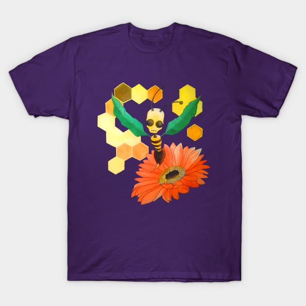 Bee Happy T-Shirt by shadedareas